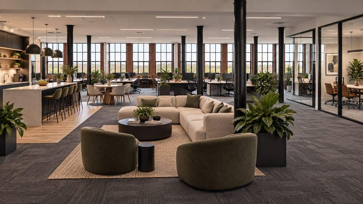 Client breakout lounge concept